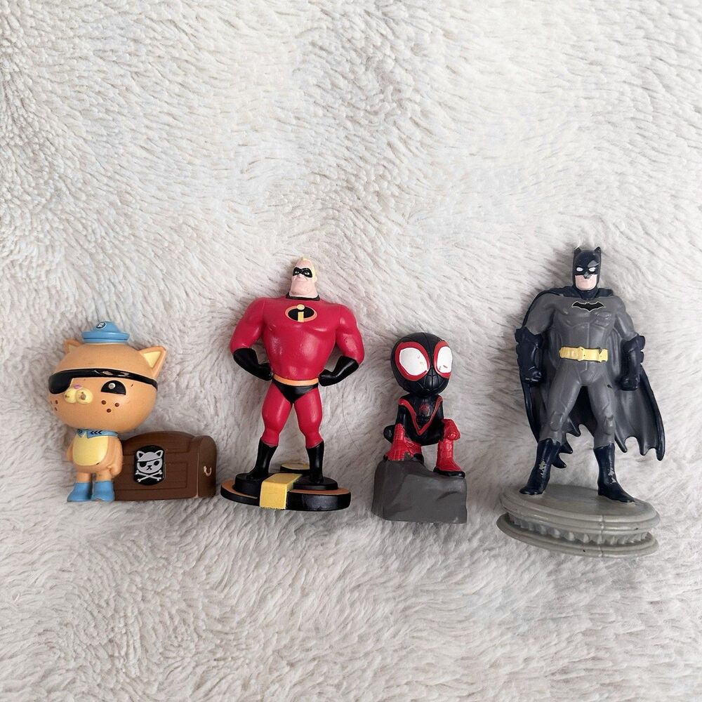 Tonies Audio Character Boy Lot Of 4 Batman Octonauts Spiderman Mr Incredible